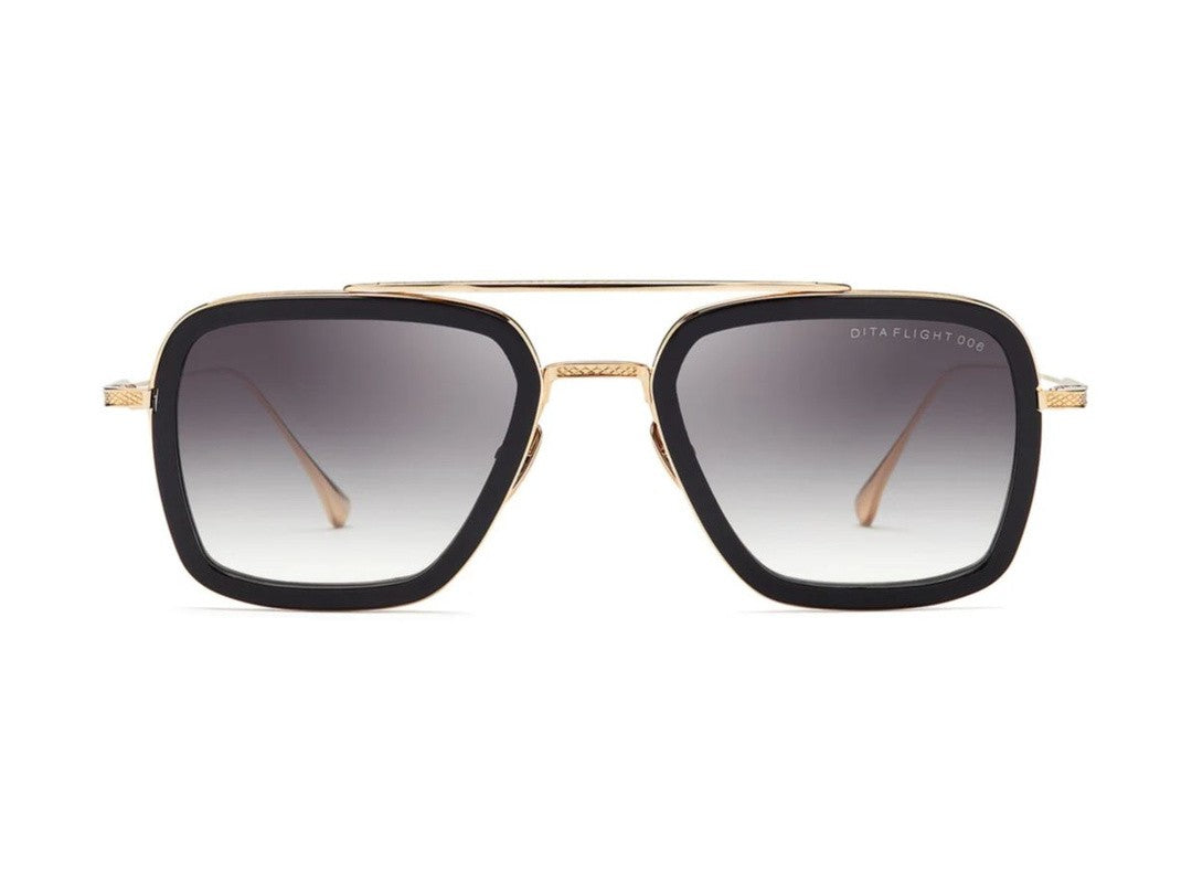 Dita Black Flight.006 Square Gradient Titanium Sunglasses