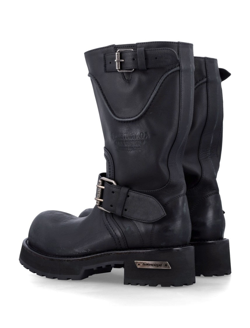 Balenciaga Venom Leather Bootie