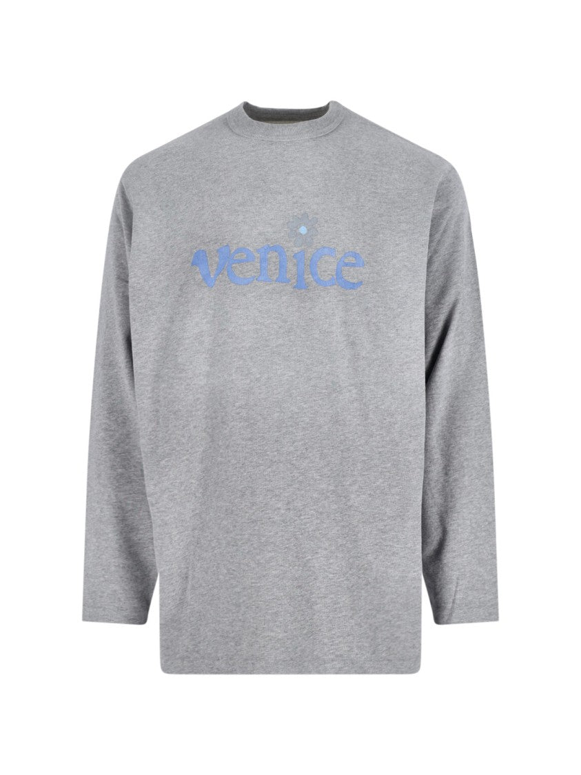 Erl Venice Long-Sleeve T-Shirt – Grey