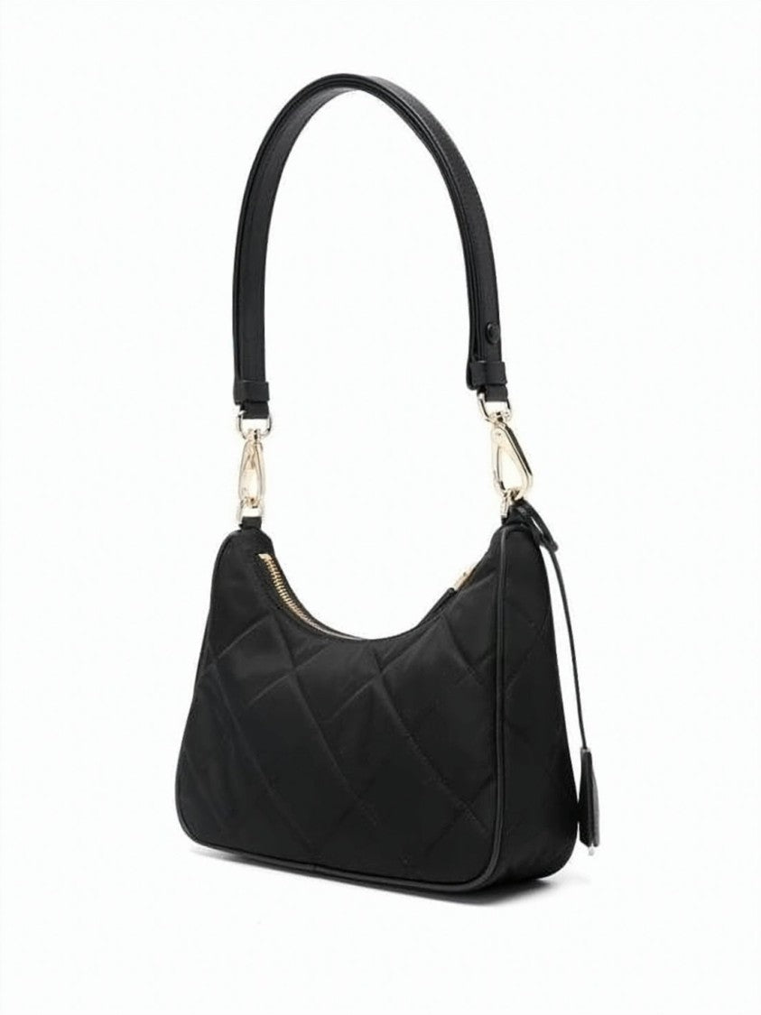 Prada Compact Quilted Nylon Shoulder Bag