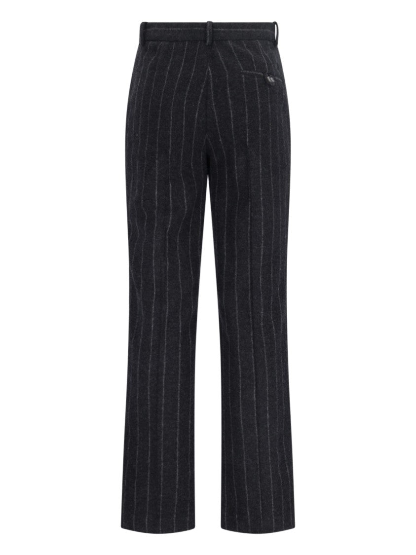 The Garment Tailored Trousers In Black Wool Blend
