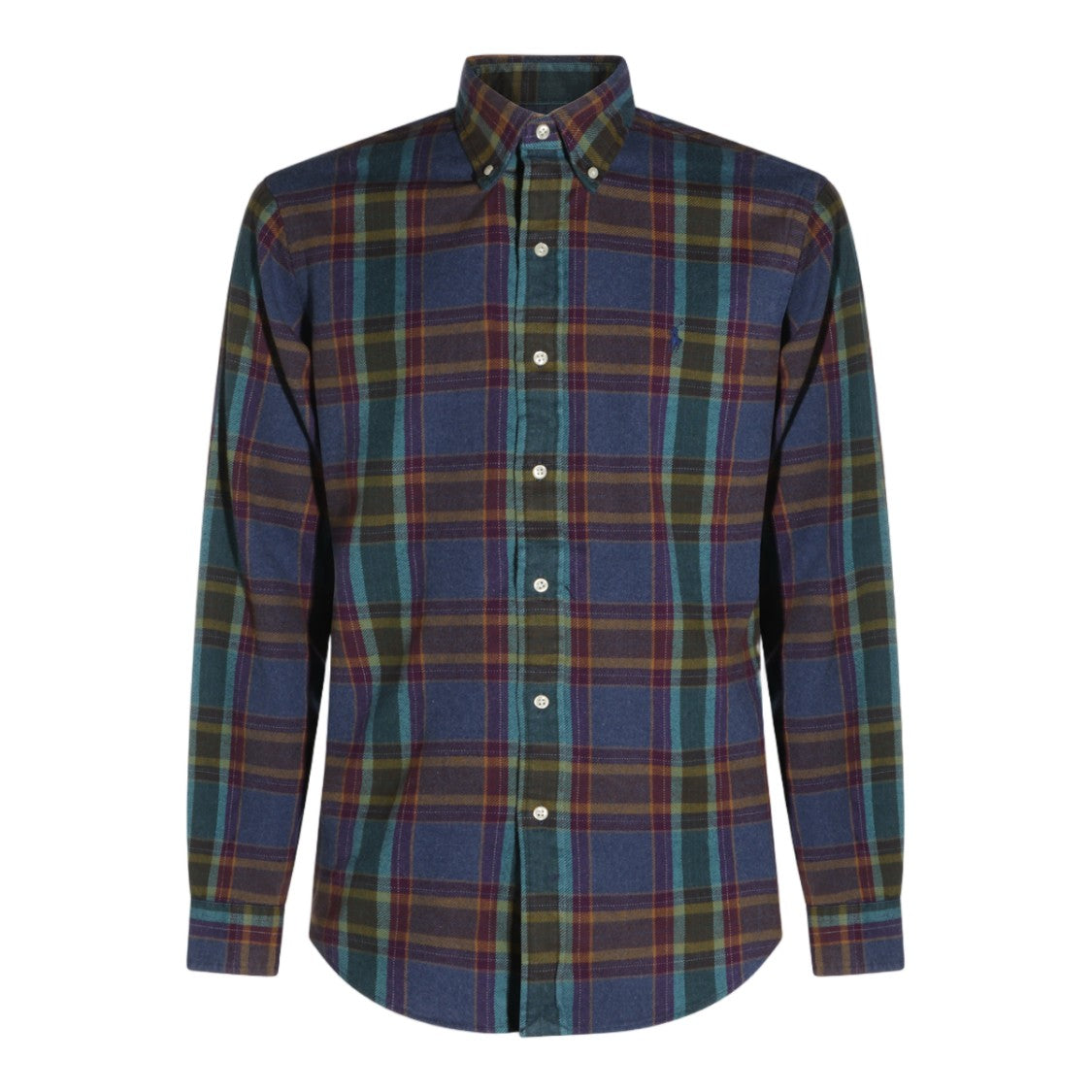 Polo Ralph Lauren Tailored Plaid Long-Sleeve Button-Down Shirt