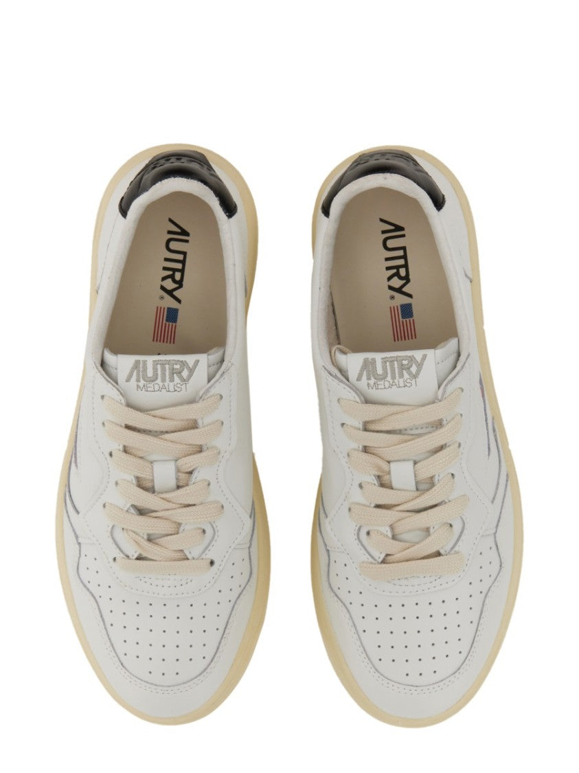 Autry Medalist Low Perforated Leather Low-Top Sneakers