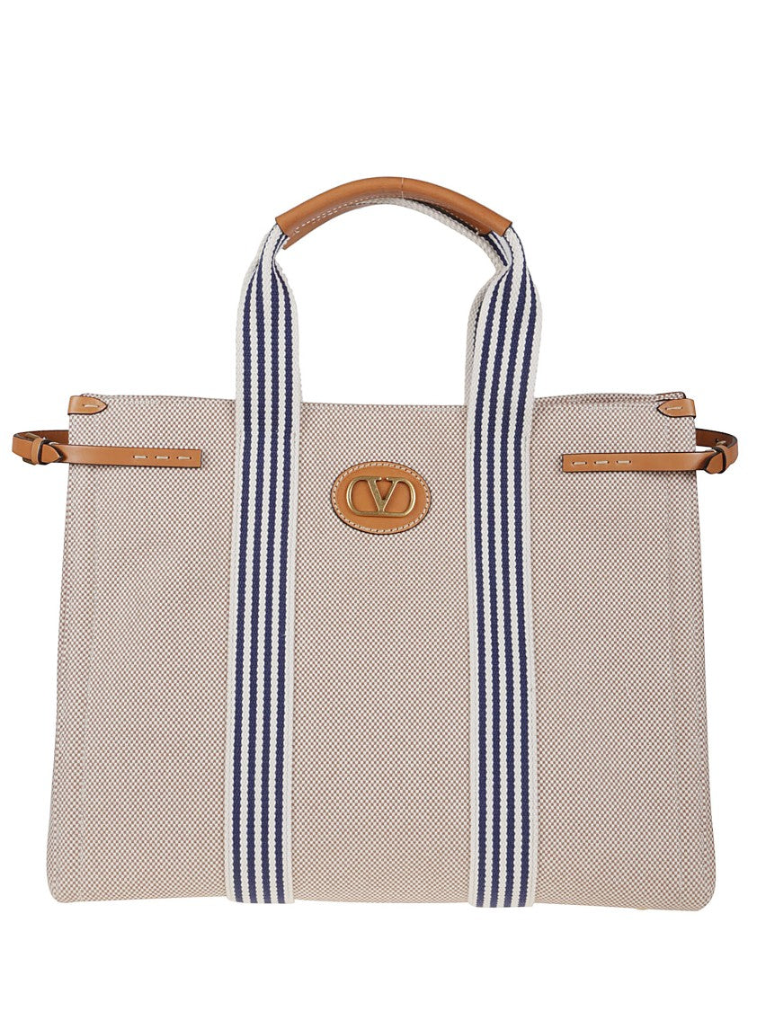 Valentino Antibes Canvas Large Tote
