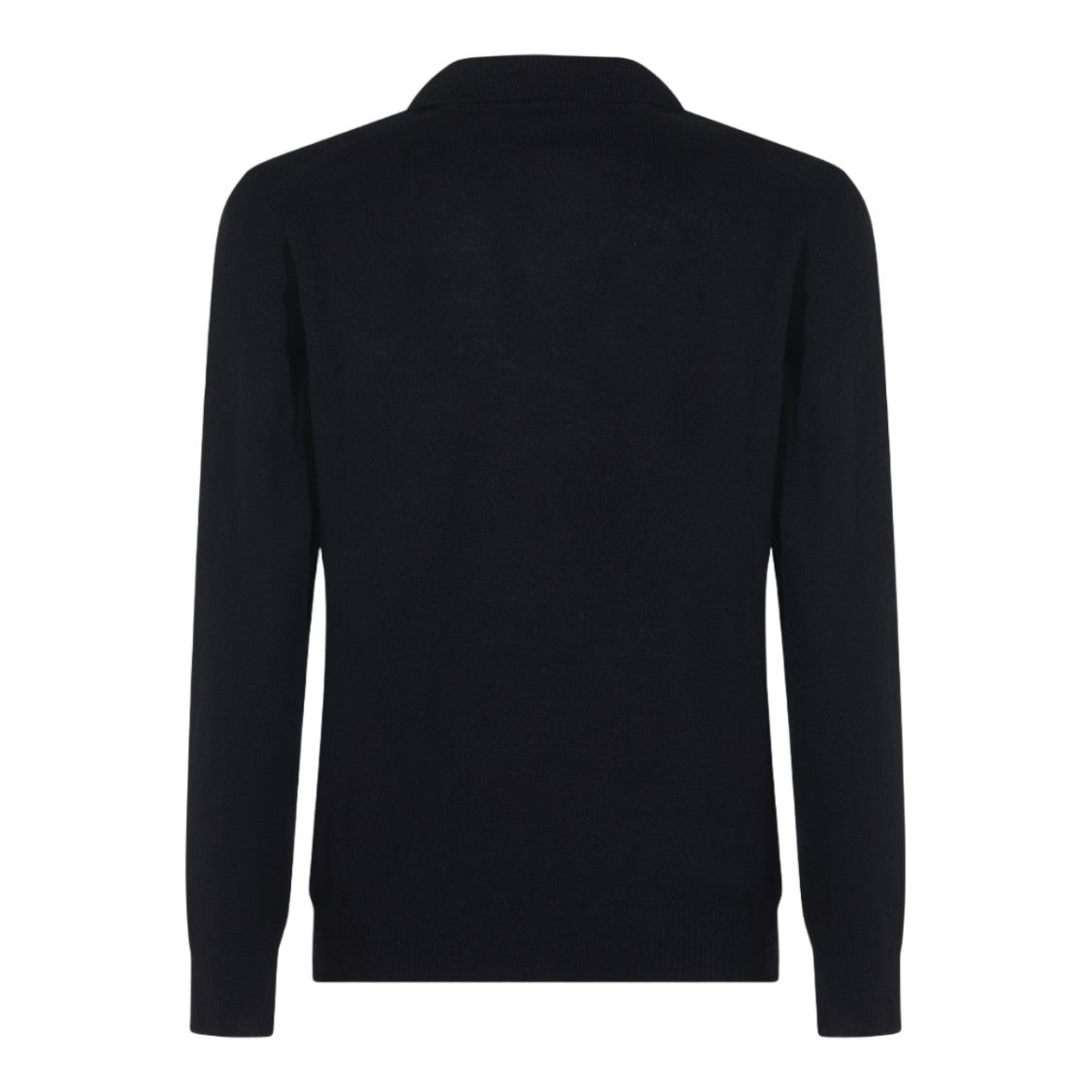 Altea Fine-Knit Sweater With V-Notch Neckline And Ribbed Detailing