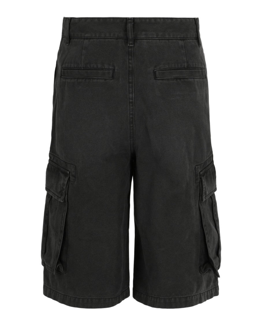 Givenchy Embroidered Cargo Denim Shorts