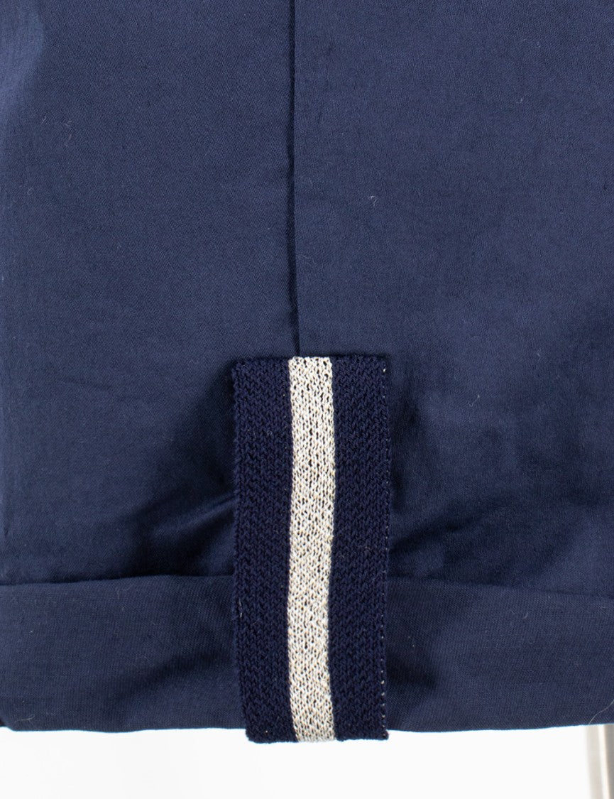 Panicale Navy Blue Regular Fit Trousers