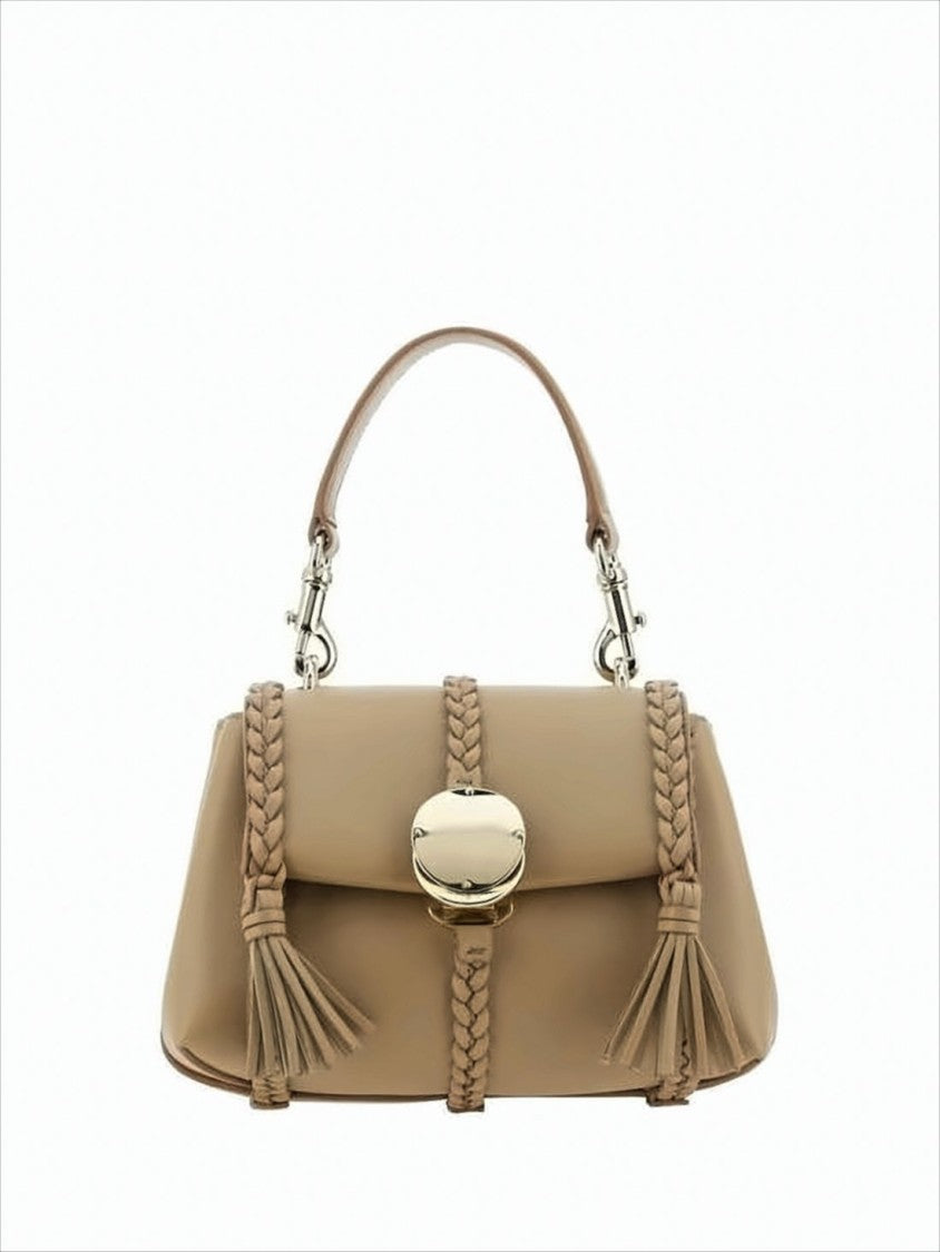 Chloé Structured Lambskin Leather Shoulder Bag