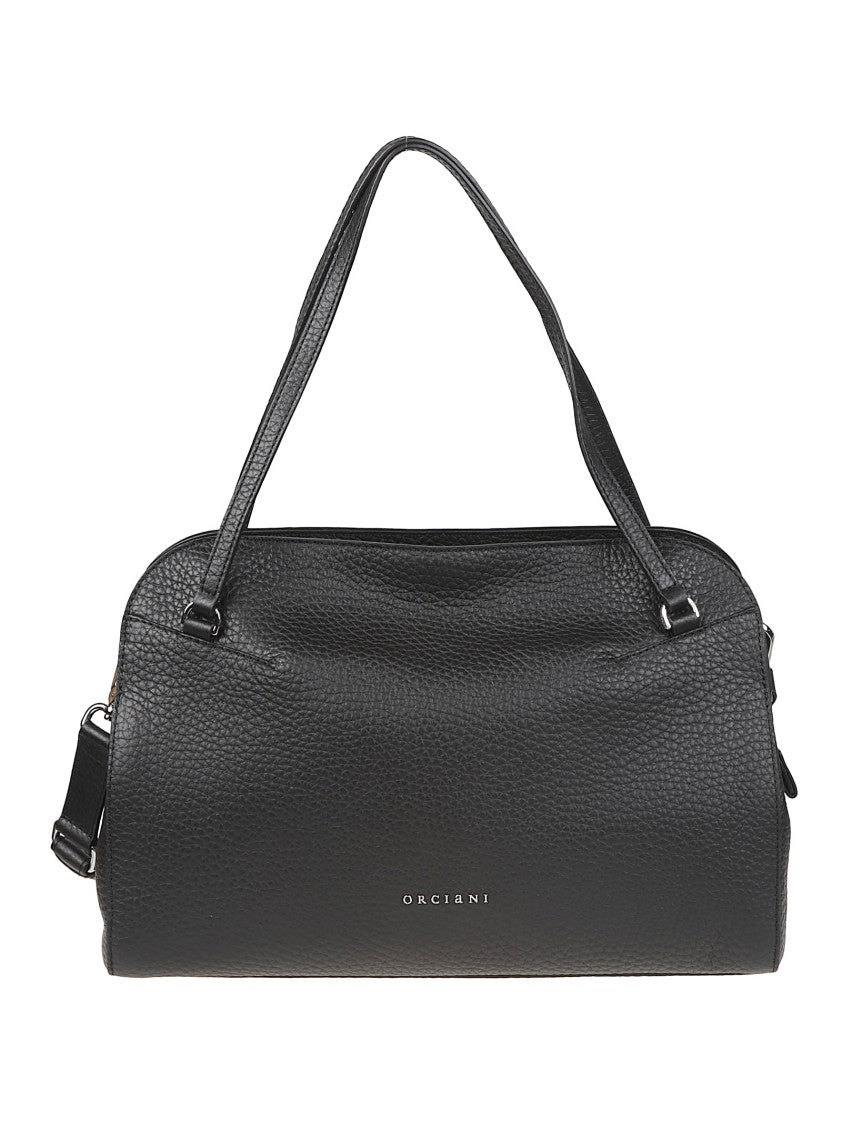 Orciani Lido Medium Textured Leather Handbag
