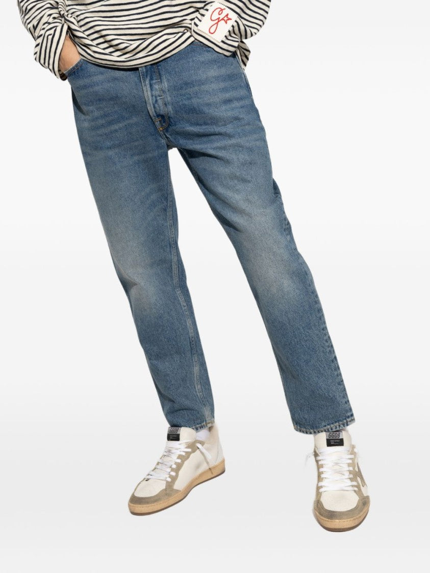 Golden Goose Happy Classic Five-Pocket Straight-Leg Jeans
