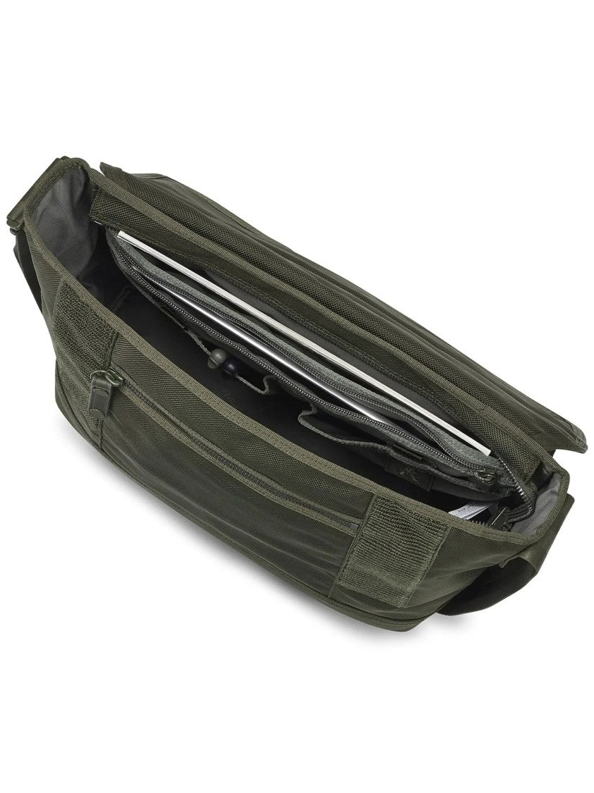 Porter International Green Messenger Functional Nylon Shoulder Bag