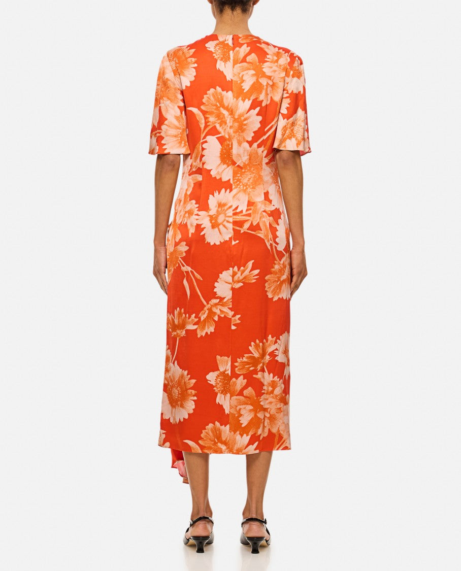Erdem Draped Midi Dress
