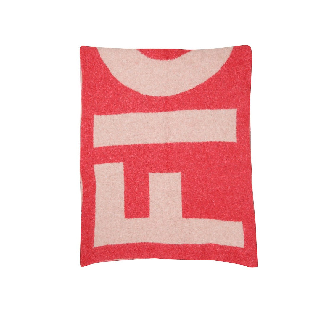 Fiorucci Striped Knit Logo Scarf