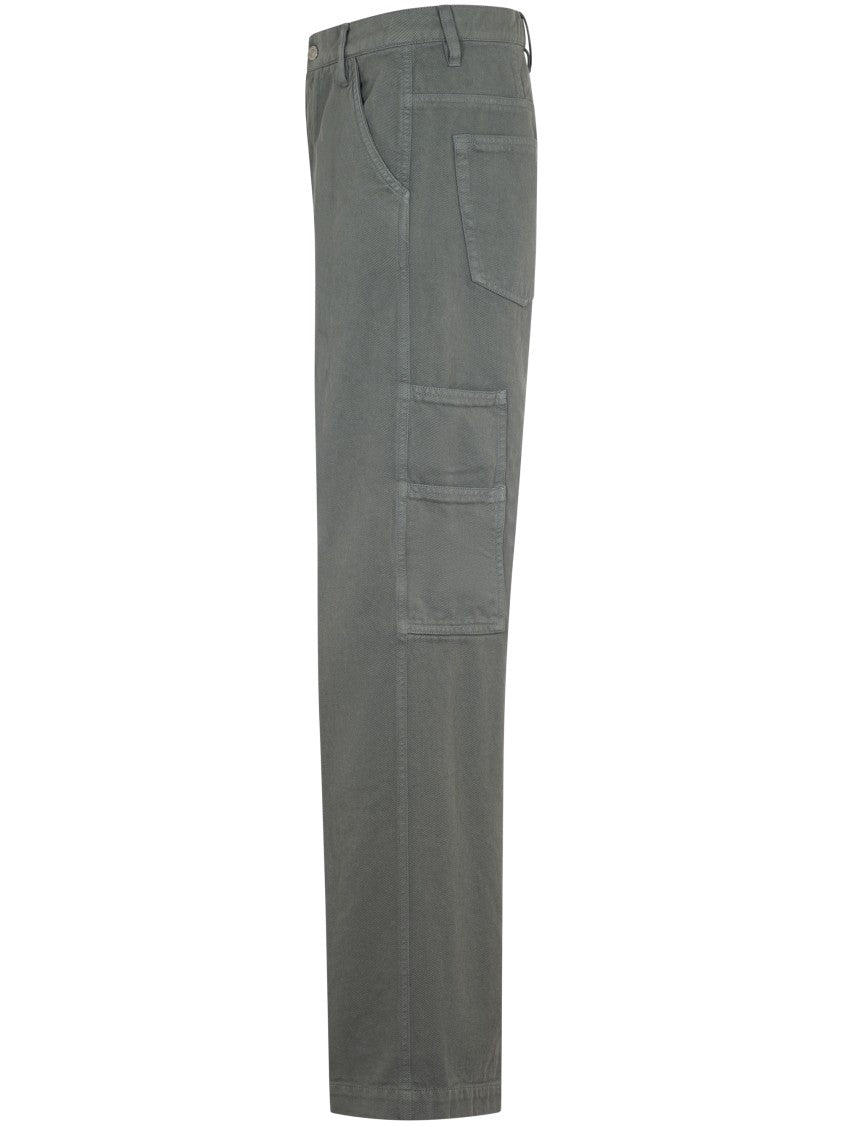 Dries Van Noten Relaxed Fit Grey Trousers