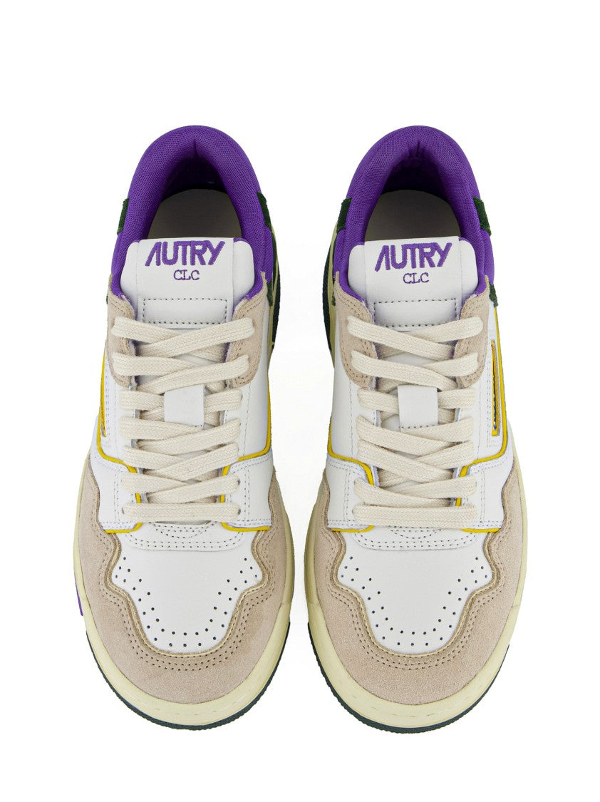 Autry White Sneakers With Suede