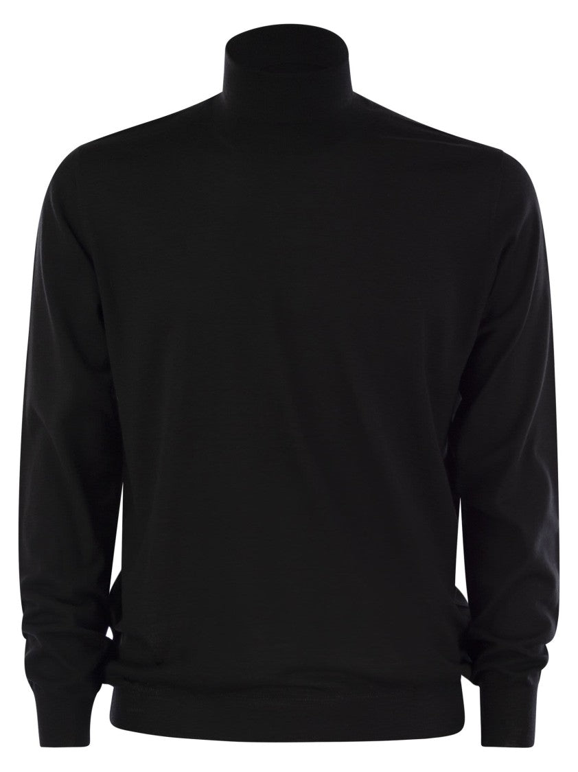 Fedeli Turtleneck Sweater In Virgin Wool