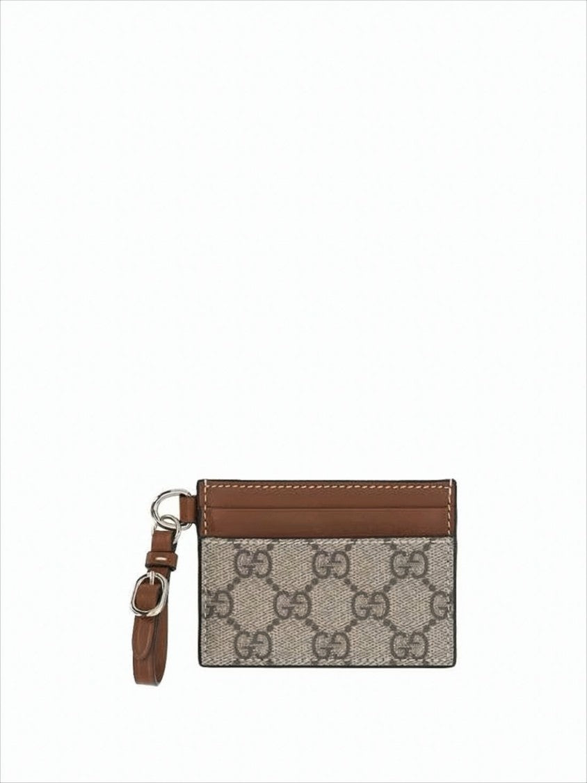 Gucci Slim Fabric Wallet With Interlocking Gg Pattern