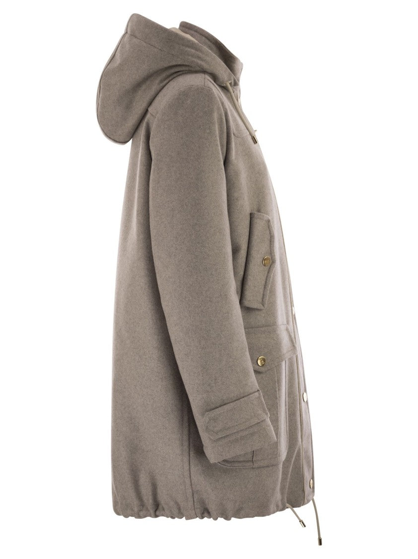 Fay Wool And Cashmere Parka