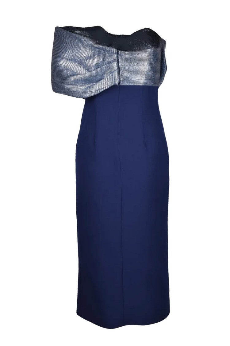Carla Ruiz Longuette Sheath Dress - Blue