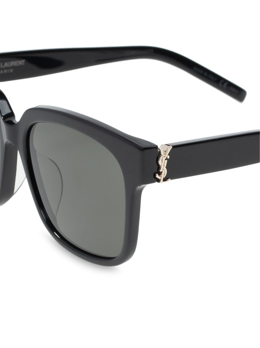 Saint Laurent Rectangular Acetate Sunglasses