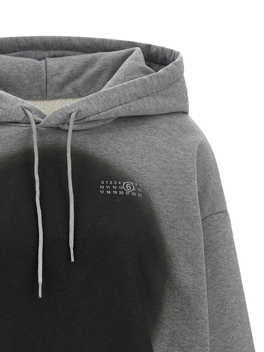 Mm6 By Maison Margiela 'Numeric Signature Mm6' Spray Hoodie