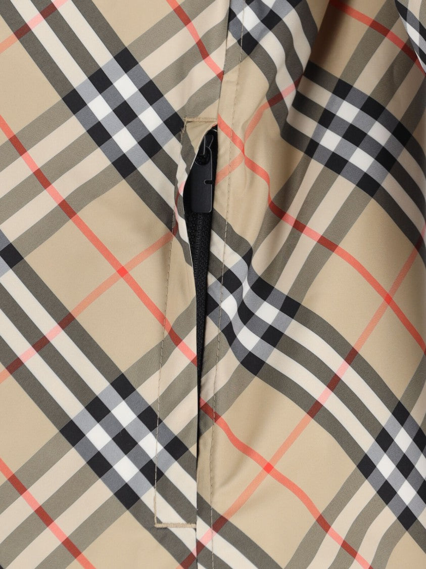 Burberry Check Waterproof Jacket – Beige