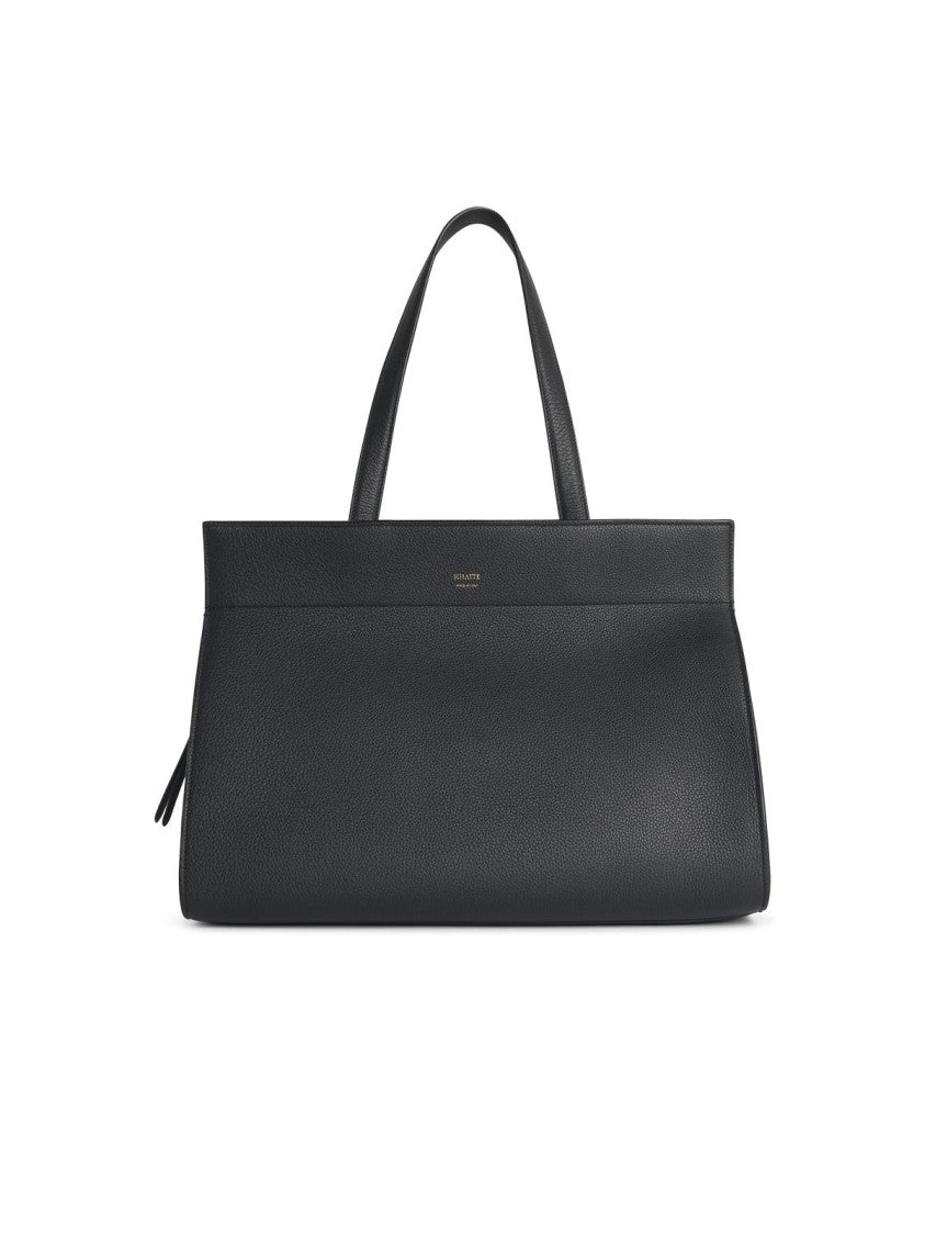 Khaite 'Crosby' Black Leather Bag
