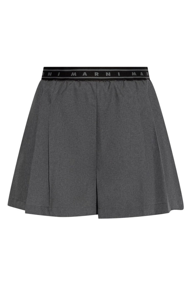 Marni Tailored Grey Trousers With Comfortable Elastic Waistband