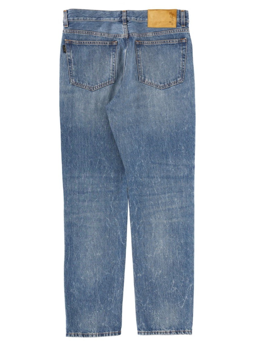 Haikure Medium Blue Faded Tokyo Cotton Jeans
