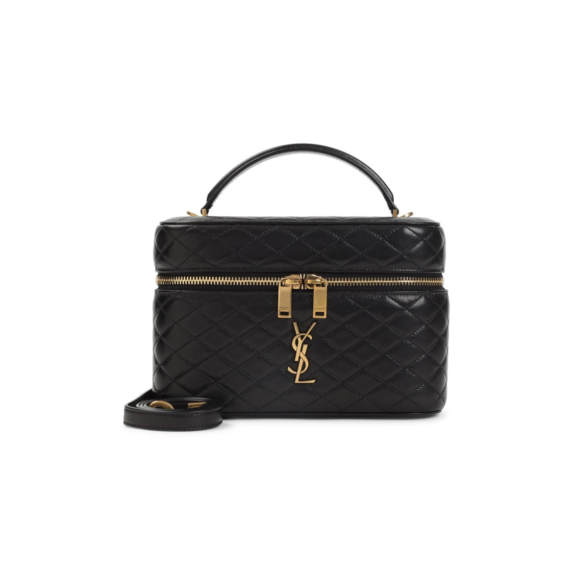 Saint Laurent Quilted Black Shoulder Bag