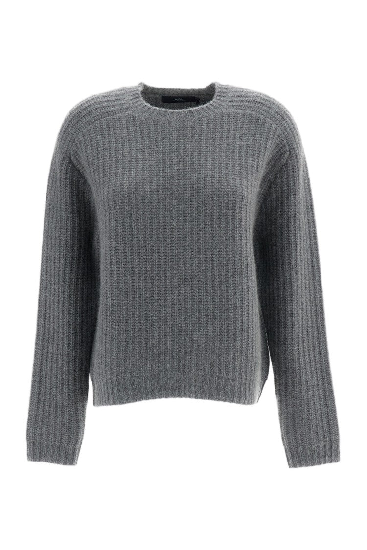 Arch4 Grey Nisha Boxy Cashmere Crewneck Sweater