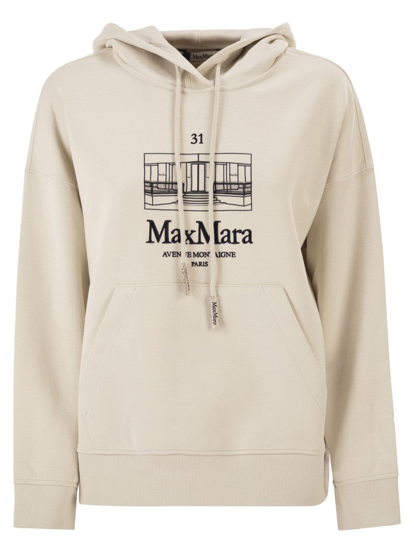 Max Mara Smmandrea - Technical Cotton Jersey Sweatshirt