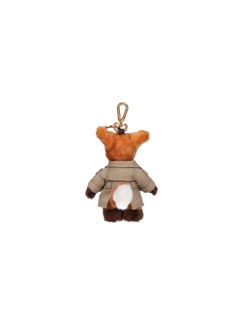 Burberry Beige Fox Fabric Charm