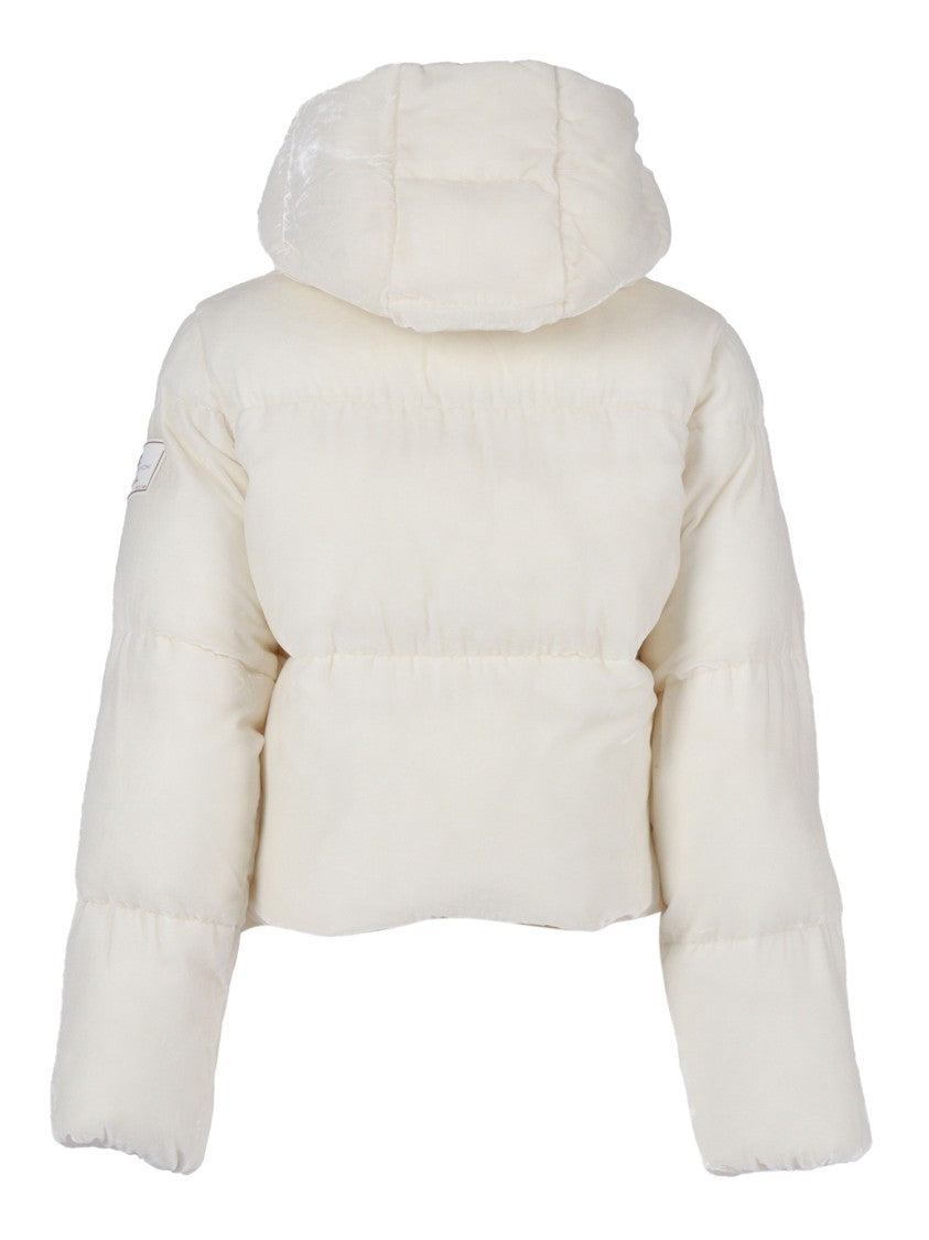 Elisabetta Franchi Quilted Short Padded Jacket
