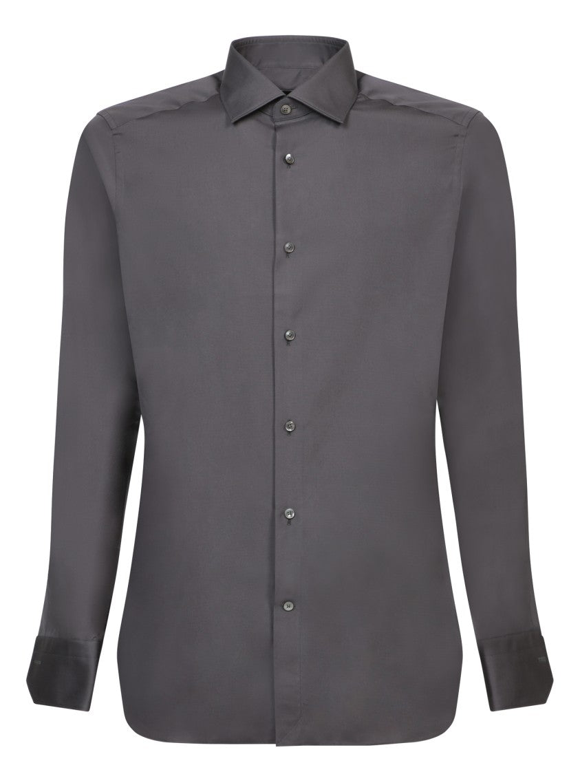 Zegna Long Sleeve Collar Shirt