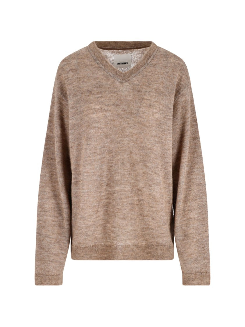 Mythinks Alpaca Blend Sweater, Beige