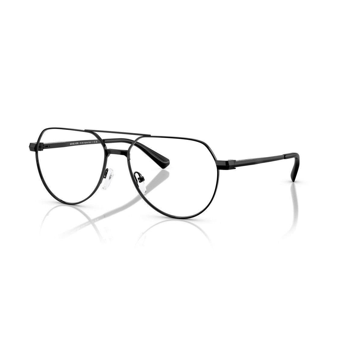 Michael Kors 0Mk3092 Thin Metal Aviator Sunglasses With Double Bridge Design