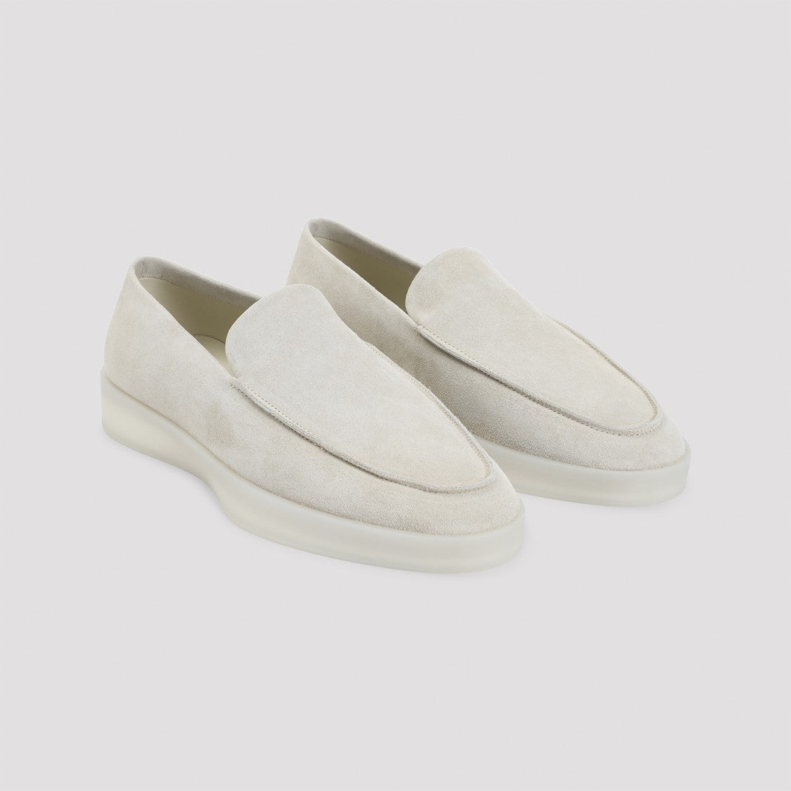Fear Of God Casual Beige Suede Leather Loafers