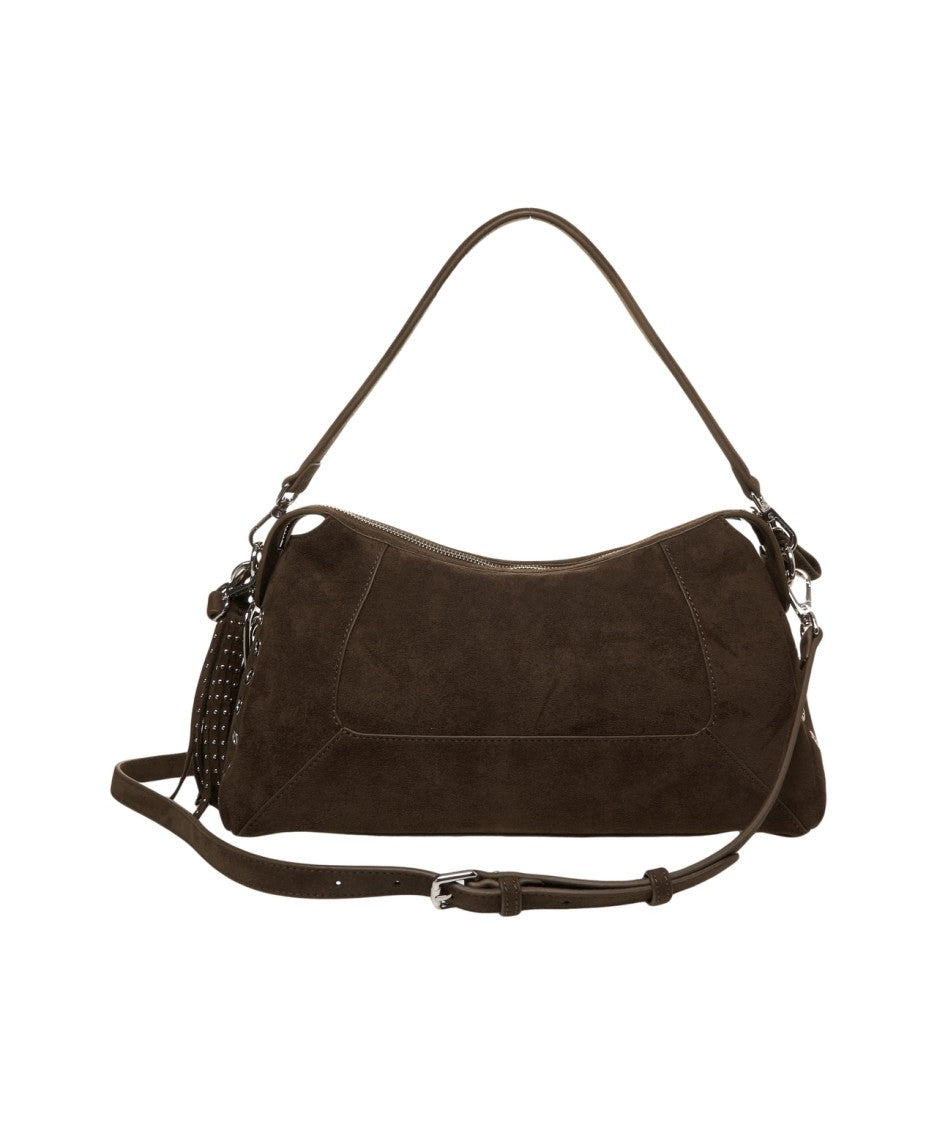 La Carrie Eco Suede Shoulder Bag