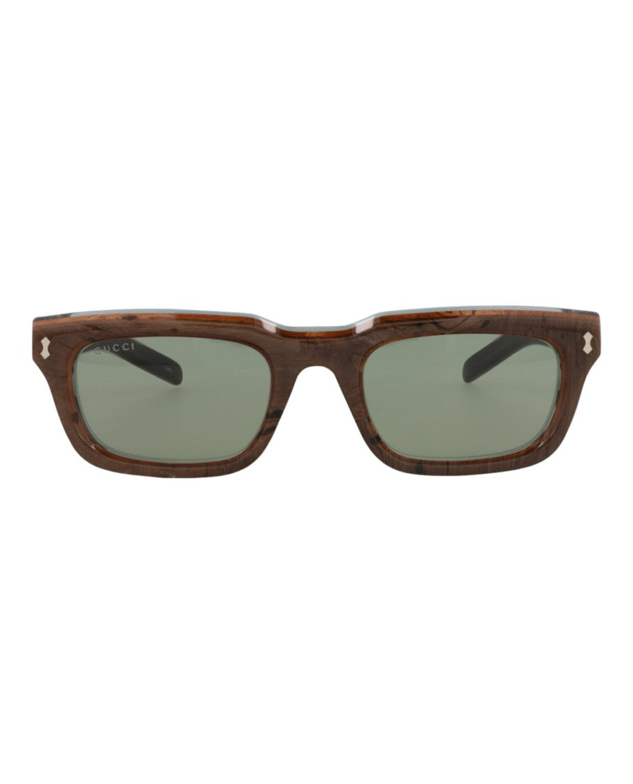 Gucci Square-Frame Acetate Sunglasses