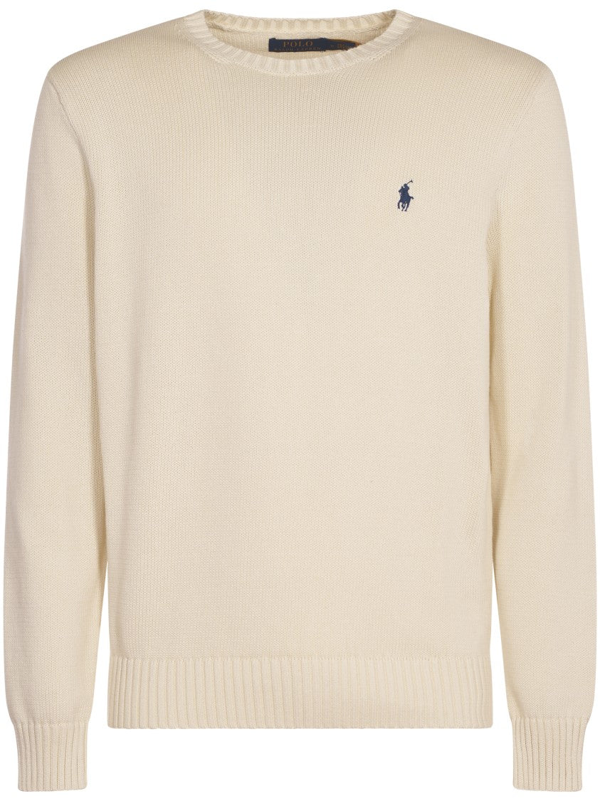 Polo Ralph Lauren Ribbed Neckline Cotton Sweater