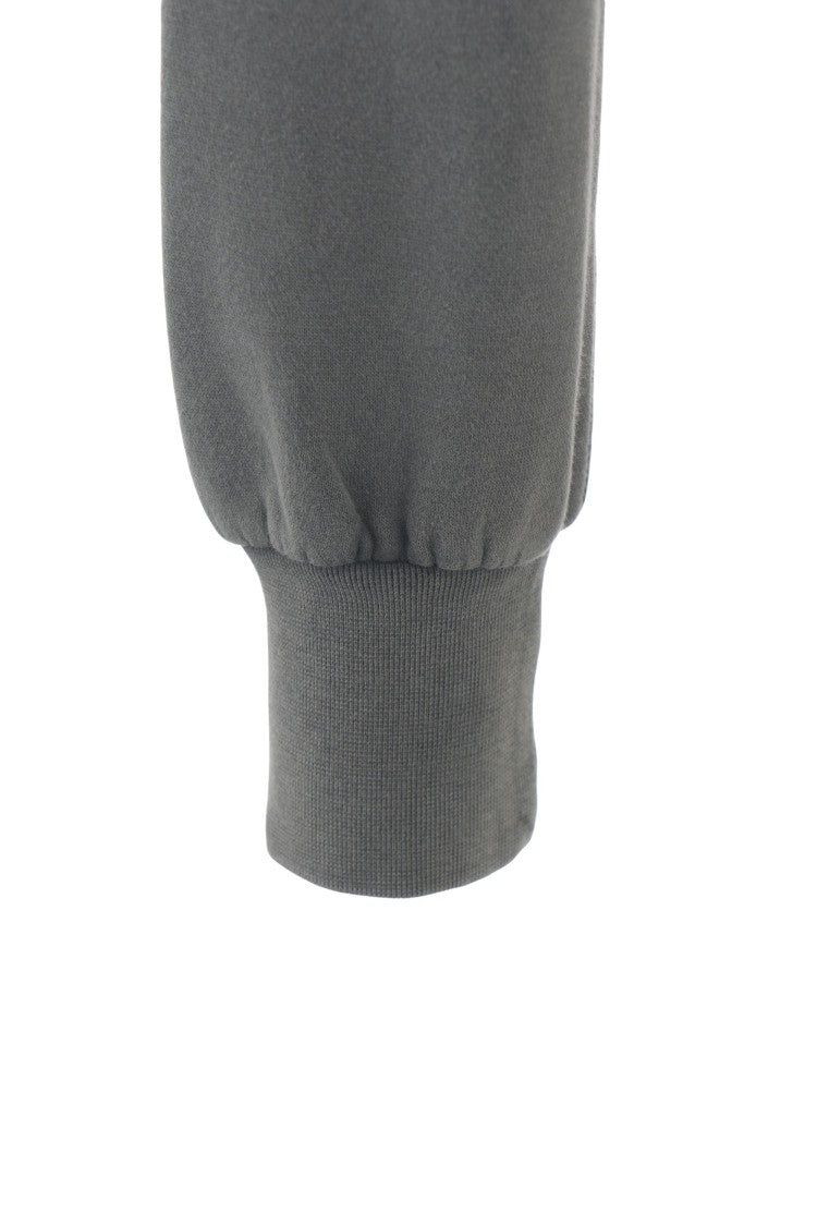 Thom Krom Cropped Hoodie With Adjustable Drawstring