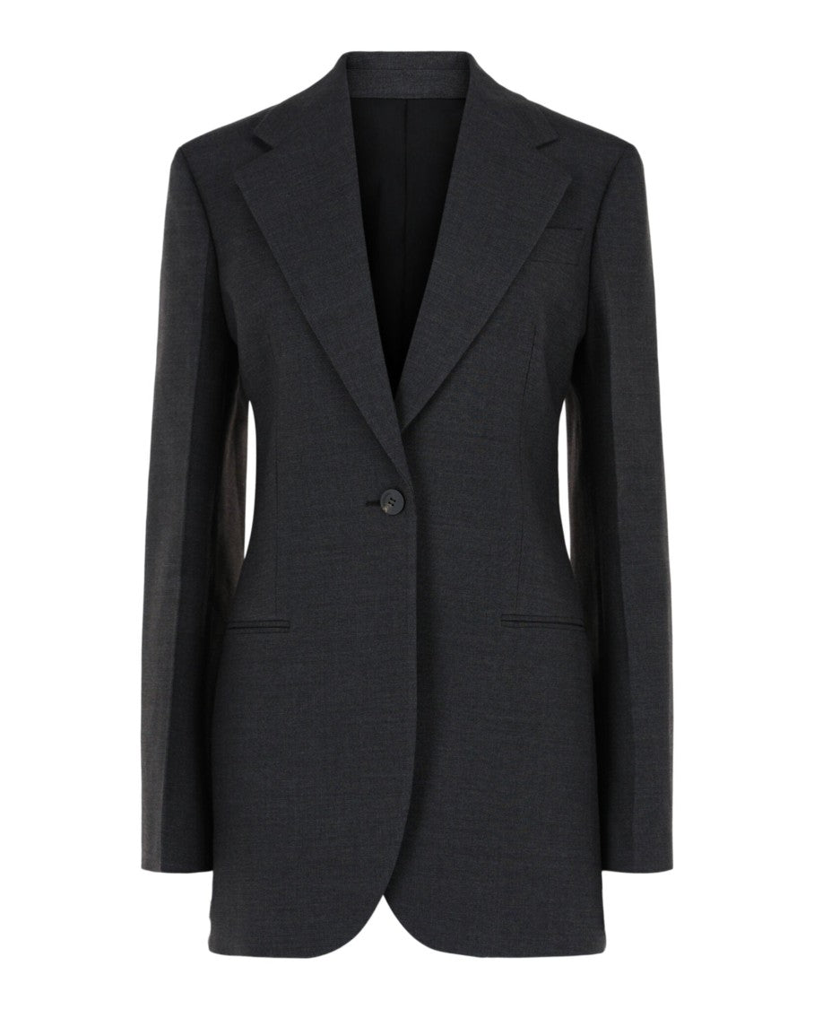 Ferragamo Single-Breasted Wool Blazer