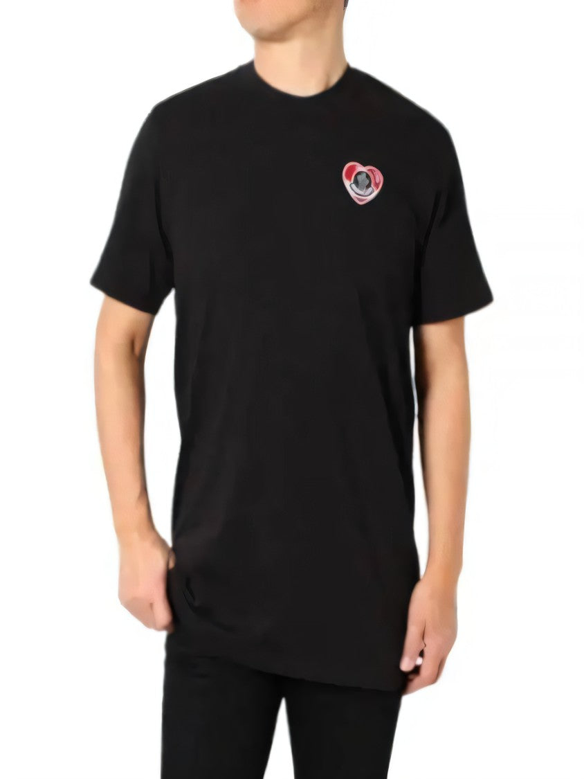 Moncler Short-Sleeved T-Shirt With Playful Heart Graphic