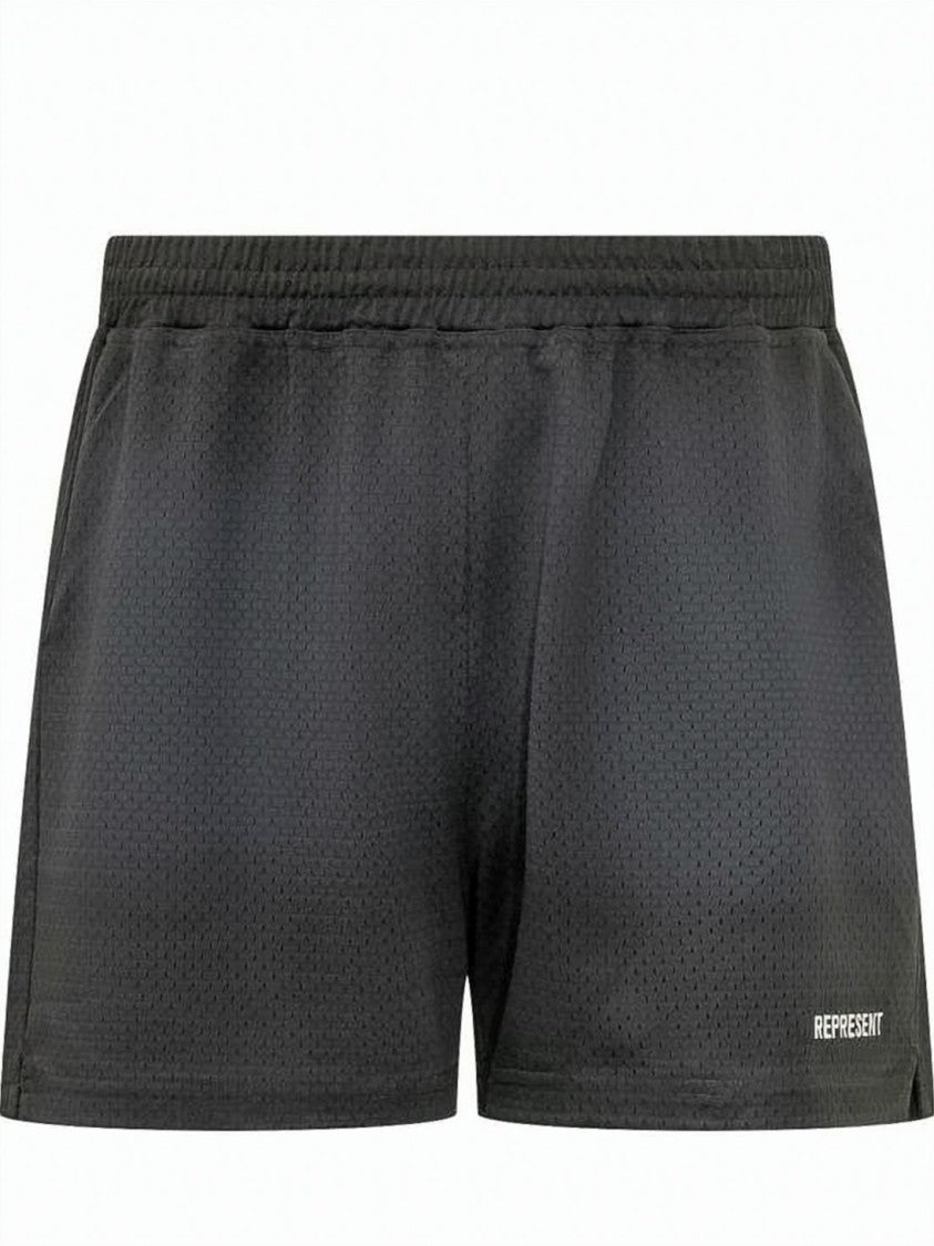 Represent Breathable Mesh Shorts With Perforated Texture