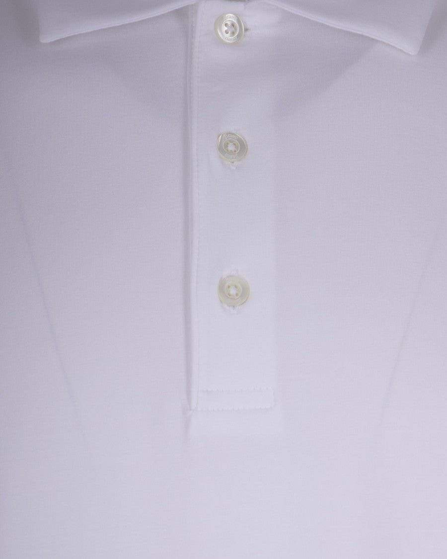 Herno Stretch Jersey French Collar Polo Shirt