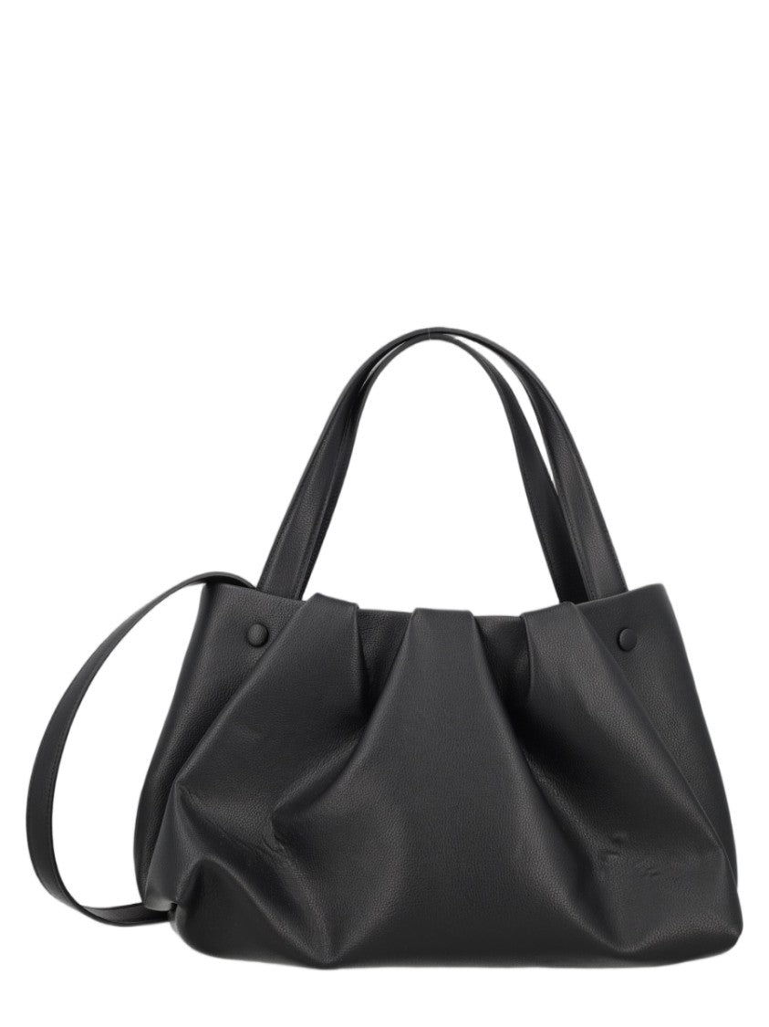 Themoirè Soft Gathered Pleats Polyamide-Blend Shoulder Bag