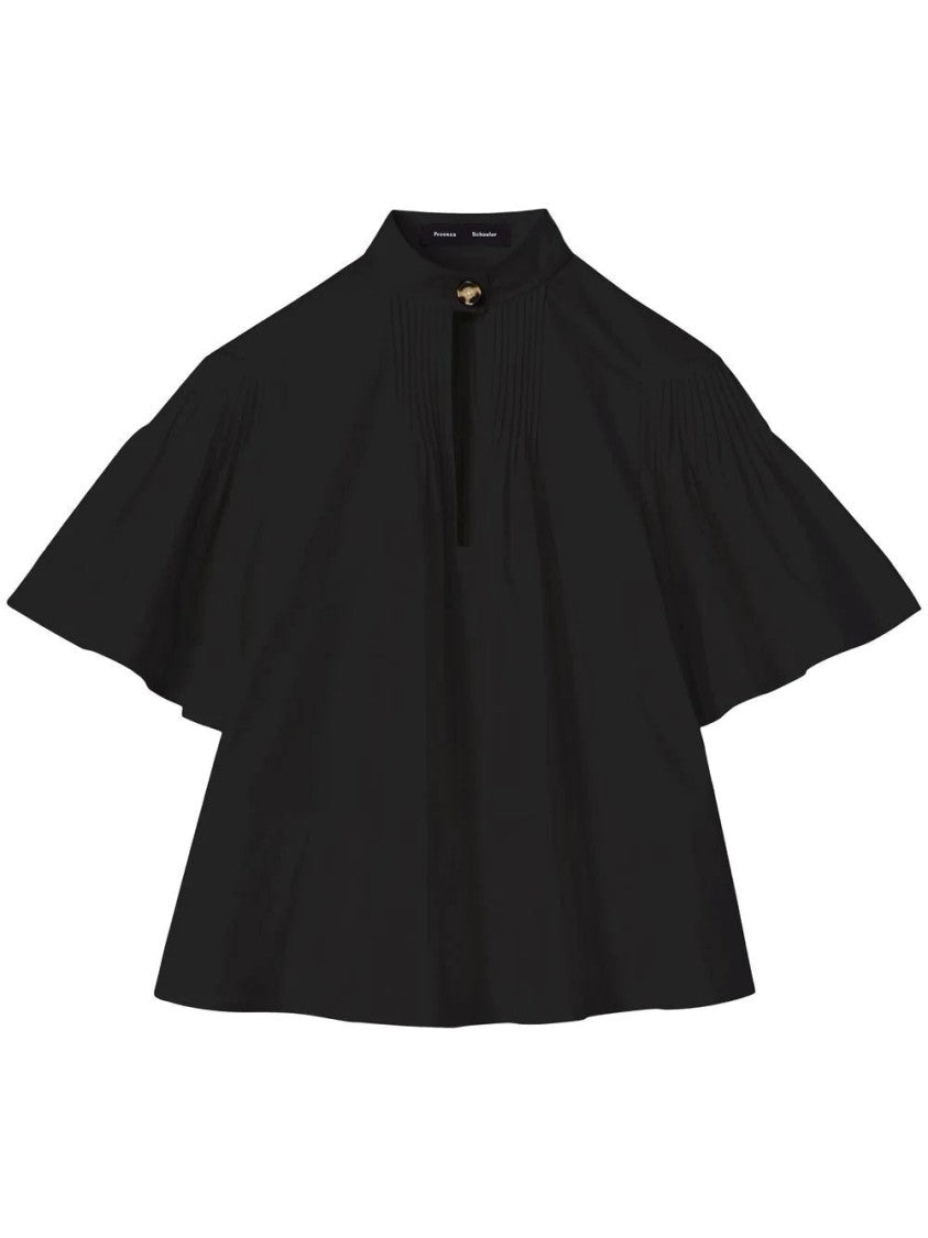 Proenza Schouler Poplin Pintuck Top