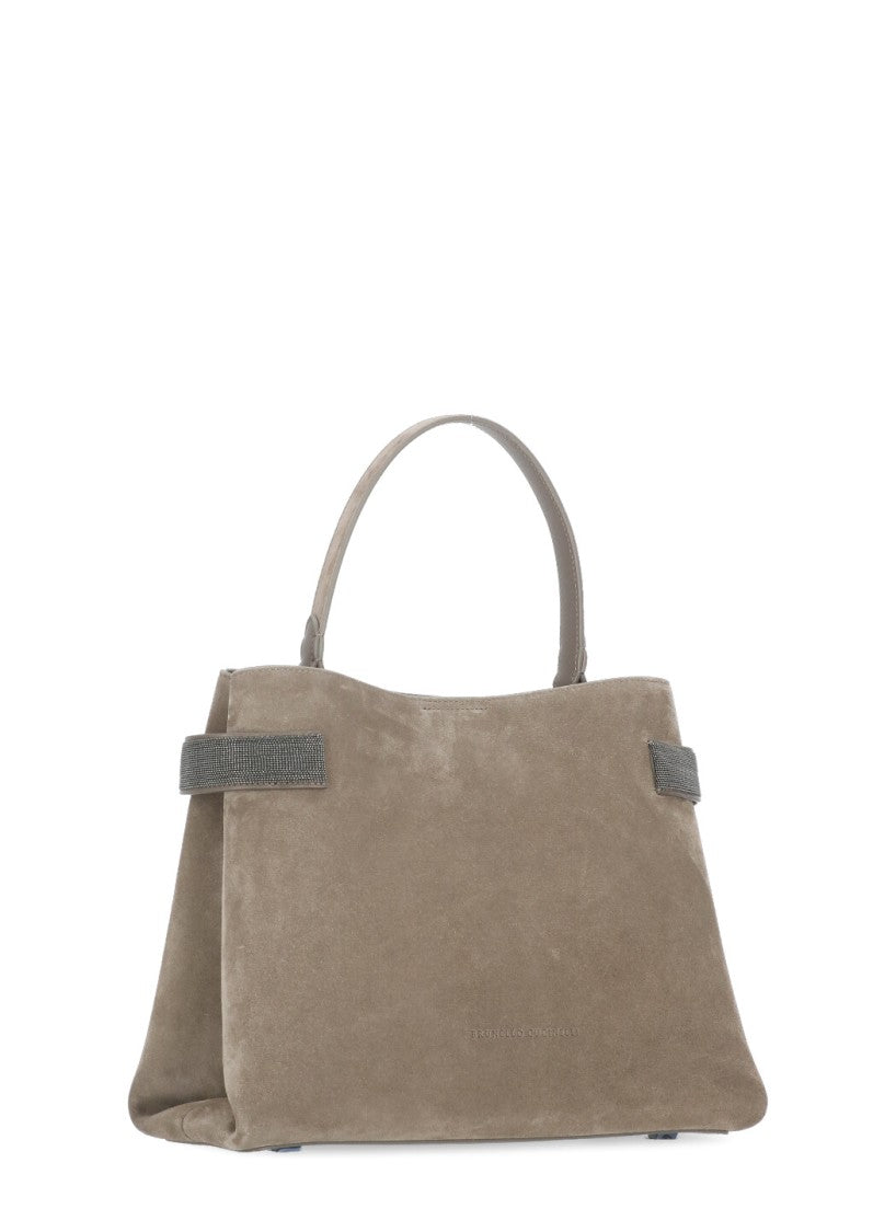 Brunello Cucinelli Precious Bands Shoulder Bag