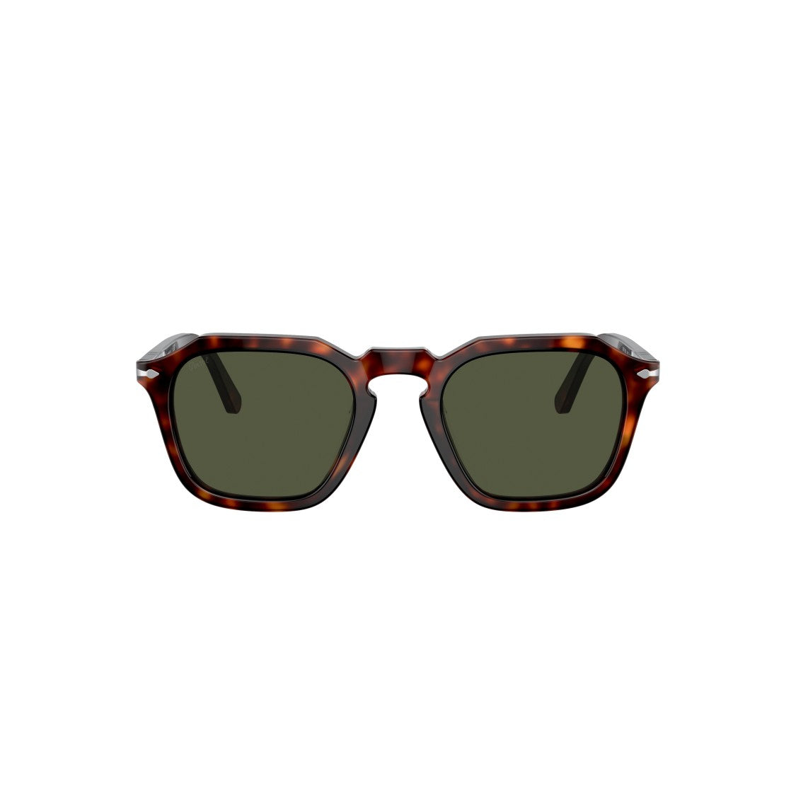 Persol 0Po3292s Geometric Tortoiseshell Sunglasses With Keyhole Bridge